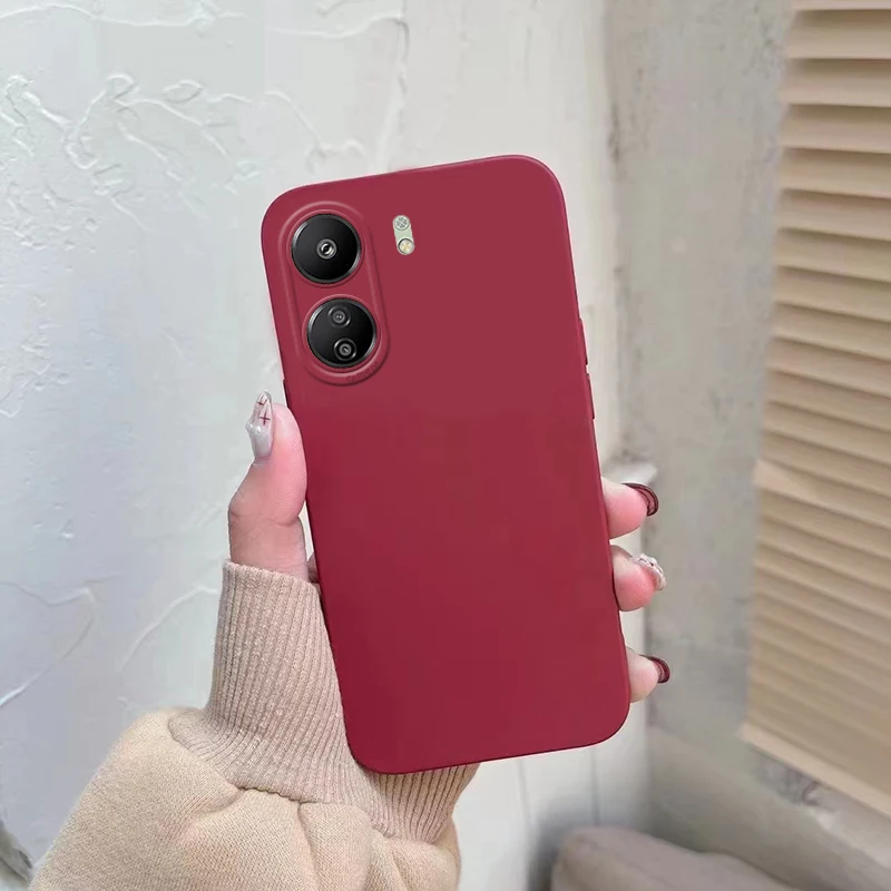 thumbnail image 1 of For Redmi 13C Case Cover Redmi 13C Capas New Silicone Colour Shockproof Lens Camera Protector TPU Soft Fundas Xiaomi Redmi 13C, 1 of 5
