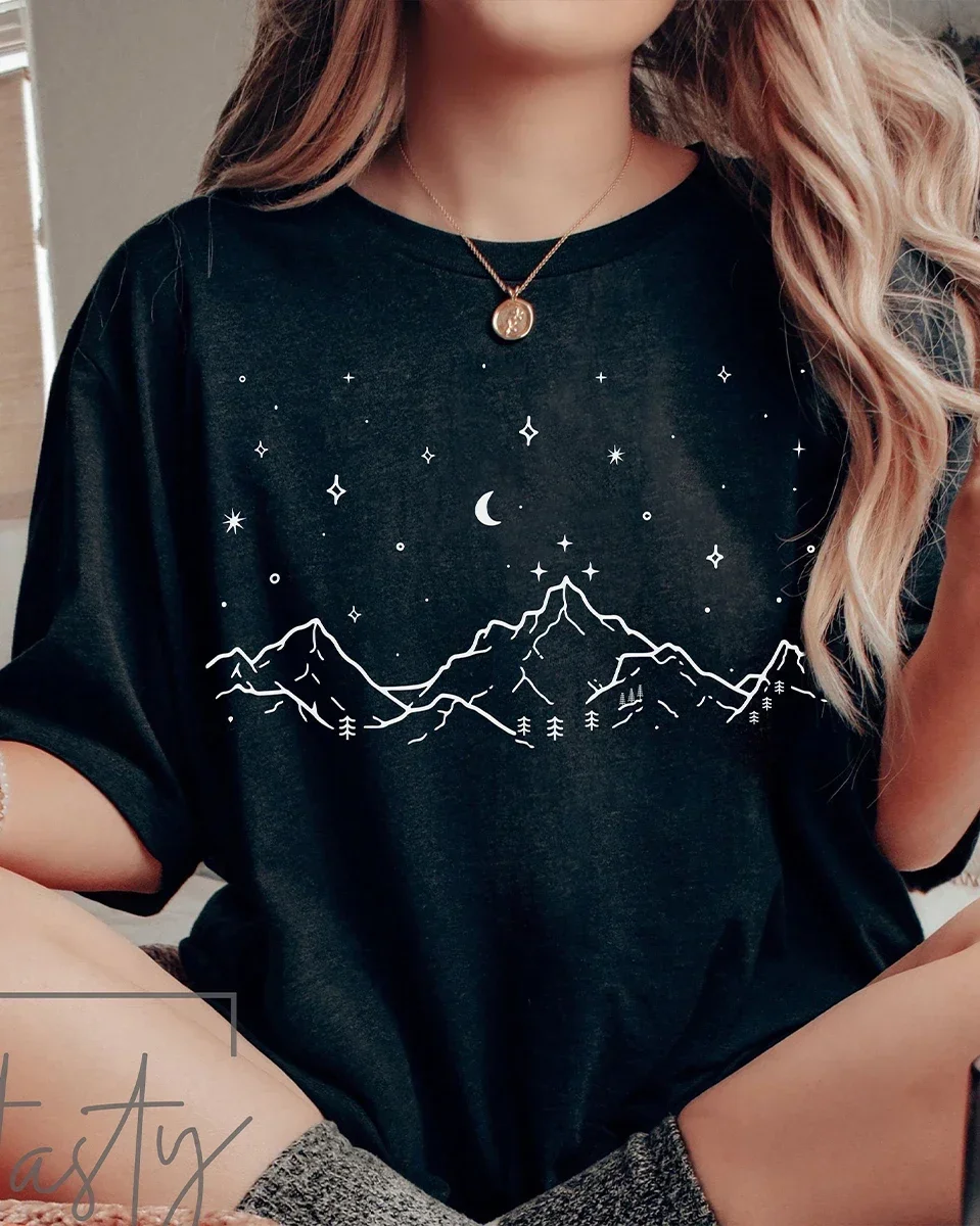 Velaris A Court of Thorns and Roses Court SJM fan shirt Cotton Loose Retro Casual Shirt Fantasy Y2K Unisex Top Streetweat Daily 5