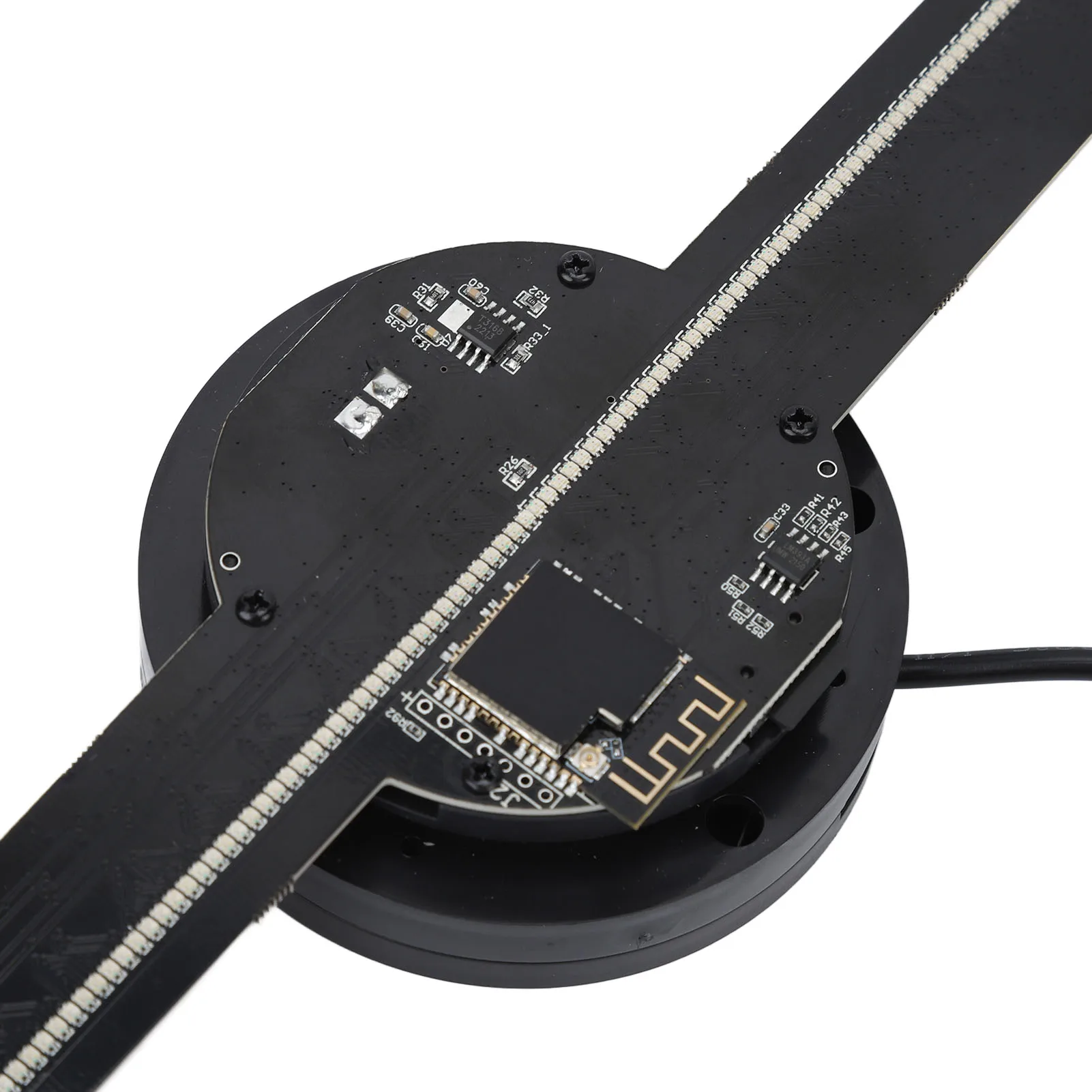 3D Hologram Fan 224 LED Light Beads 800x480P Advertising Player