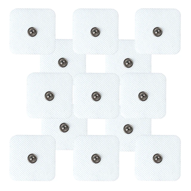 50/100pcs4x4cm EMS TENS Electrode Pads Gel for Acupuncture Physiotherapy Massage Device Pulse Muscle Stimulator Massager Sticker 4