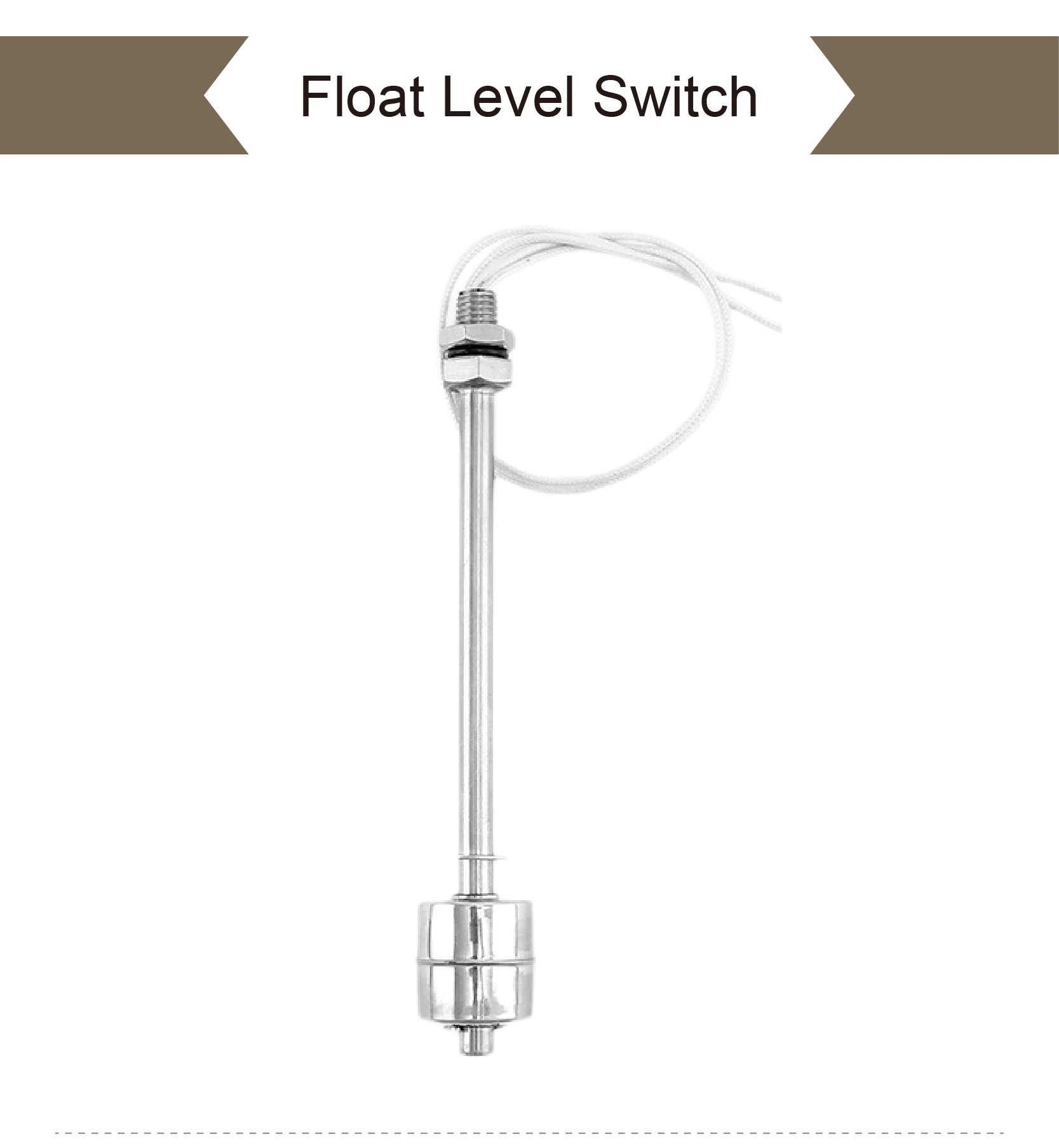 AC110V AC220V Float Level Switch 304 Stainless Steel Liquid Water Tank Sensor Ve