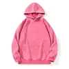 New Washed Retro Distressed Pure Cotton Hoodie for Men and Women, Solid Color Pullover, Fashionable Casual Hooded Sweatshirt 4