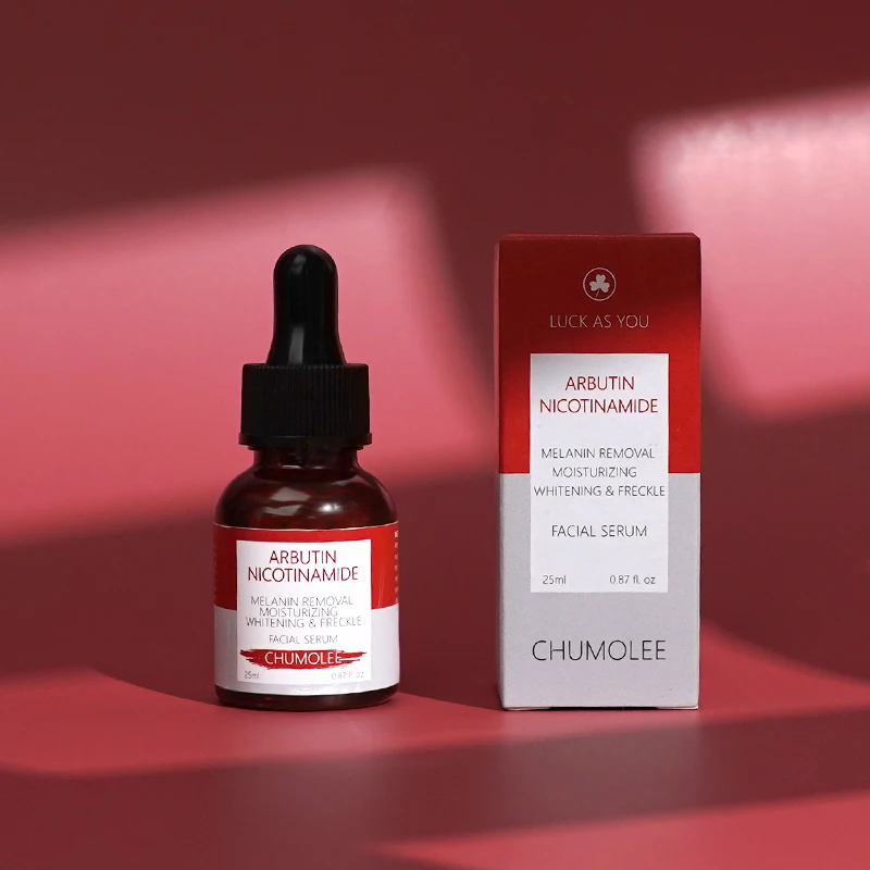 2pc CHUMOLEE Arbutin Nicotinamide Face Serum, Moisturizing Friming Smooths Pores Softening Skin Streaming Skin Care Essence 2