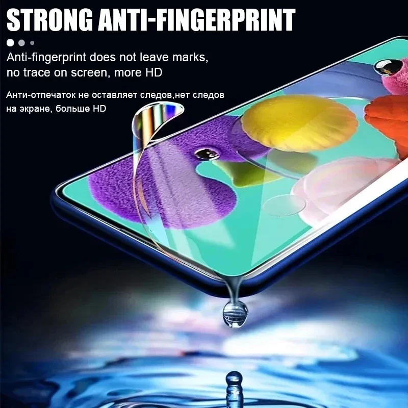 4Pcs Hydrogel Film for Samsung Galaxy A13 A53 A54 A34 A14 A24 A52 A12 A33 A23 A32 A51 A52S A73 A72 A03 A50 A70 Screen Protector