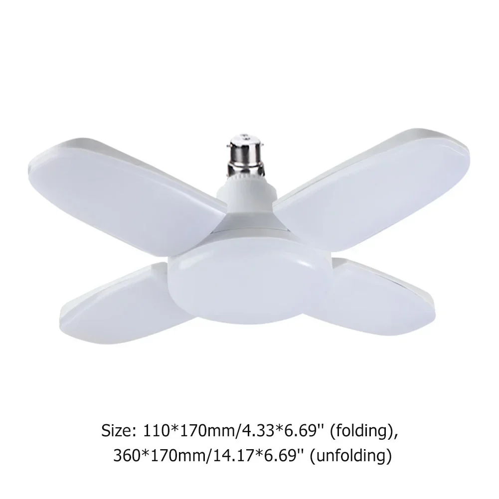 Modern LED Garage Light 60W B22 Multi-function Angle Adjustable Fan Blades Energy Saving Lamp garage led light