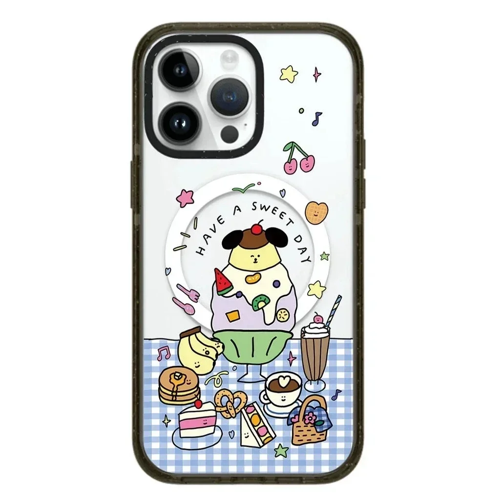 

Magsafe Acrylic Holiday Phone Case Cover for iPhone 11 12 13 14 15 Pro Max Case for iPhone 15 ProMax