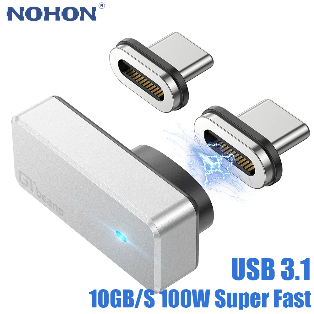Магнитное зарядное устройство USB 3 1 сверхбыстрое адаптер для Macbook ноутбука Samsung
