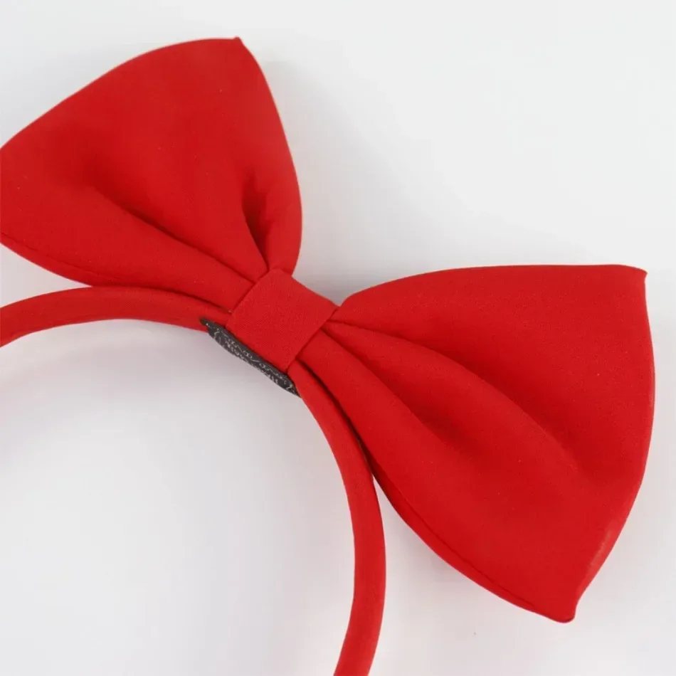Cute Girls Red Big Bow Headband Snow White Cosplay Props Headwear for Kids Head Hoop Pirncess Headband Hair Aceessories 4