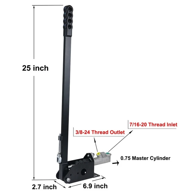 Auto hydraulische Handbremse modifizierte Drift Handbremse wettbewerbs  fähige hydraulische verlängerte 63cm lange Griff Logitech Shifter