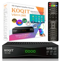 KOQIT V5H DVB2IP TV Sticks H.265 HEVC DVB-S2 декодер, бесплатный спутниковый ТВ-приемник, спутниковый ресивер C/KU Band DVB S2 T2MI MeeCast Tv Box