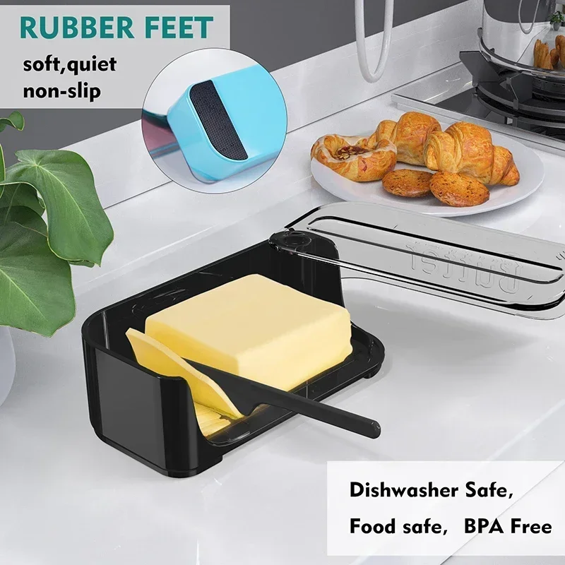 Butter Dish Cheese Cutting Butter Storage Container Kitchen Box With Covers butter dish