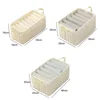 Durable Foldable Underwear Drawer Storage Box for Clothes, Fabric Underwear Socks Storage, Wardrobe Divider 4