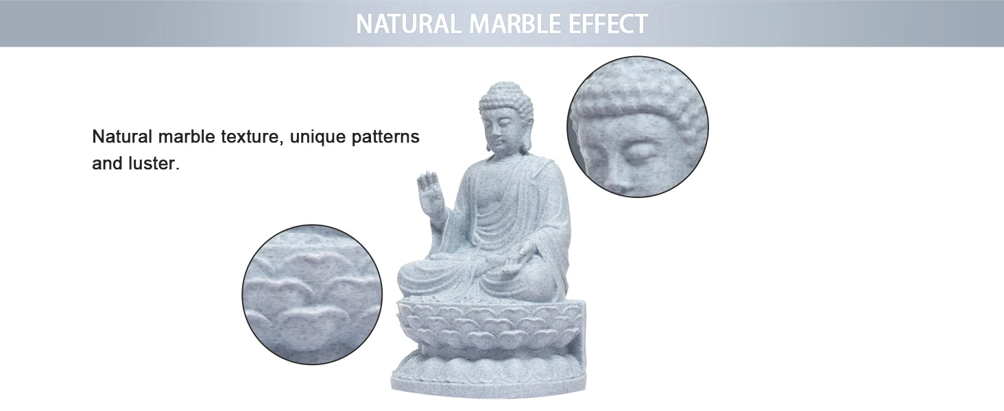 ERYONE 10KG Marmor PLA 3D-Drucker Filament 1,75mm, Naturstein-Effekt Filament, Matt-Finish 1kg Spule – Detail 3