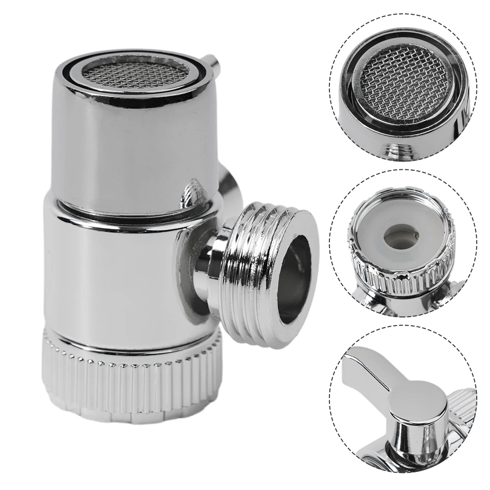 

3 Way Diverter Valve Water Tap Connector Kitchen Faucet Adapter Sink Splitter Tap Connector Toilet Bidet Shower Bath Accessories