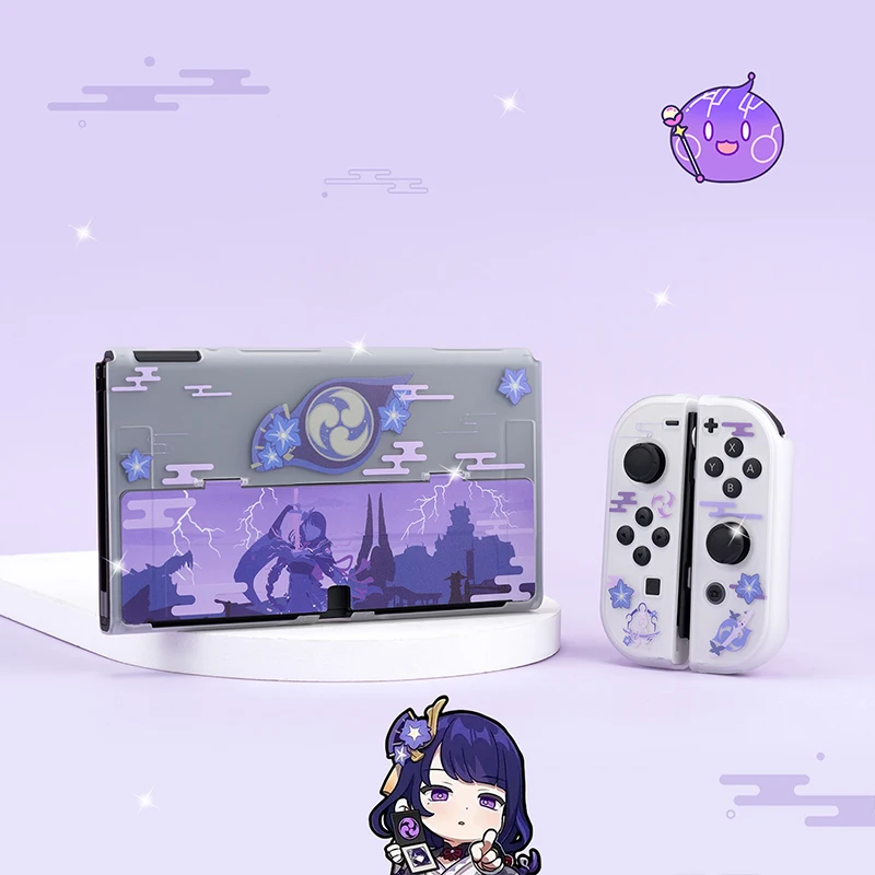 Custodia Protettiva Per Giochi Anime Per Nintendo Switch Custodia Rigida Trasparente Oled Per Accessori Per Console Oled Nintendo Switch