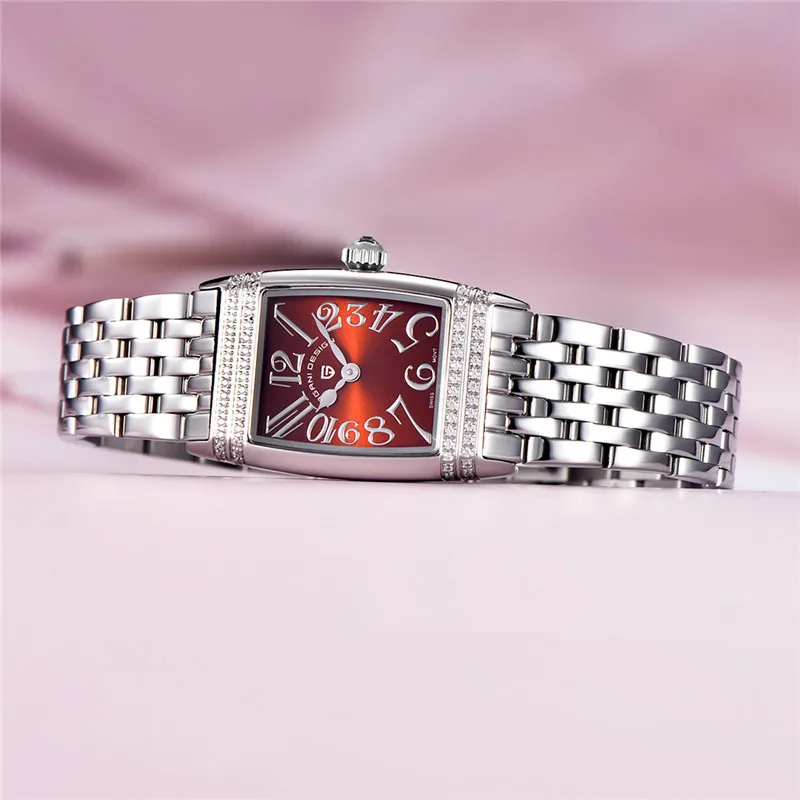 NEW PAGANI DESIGN Luxury Quartz Womens Watches Sapphire Stainless Steel Elegant Gift for Female Dive Rose Gold Relogio Feminino