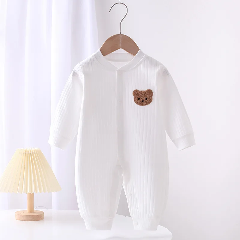 Bear Cotton Baby Jumpsuit 4