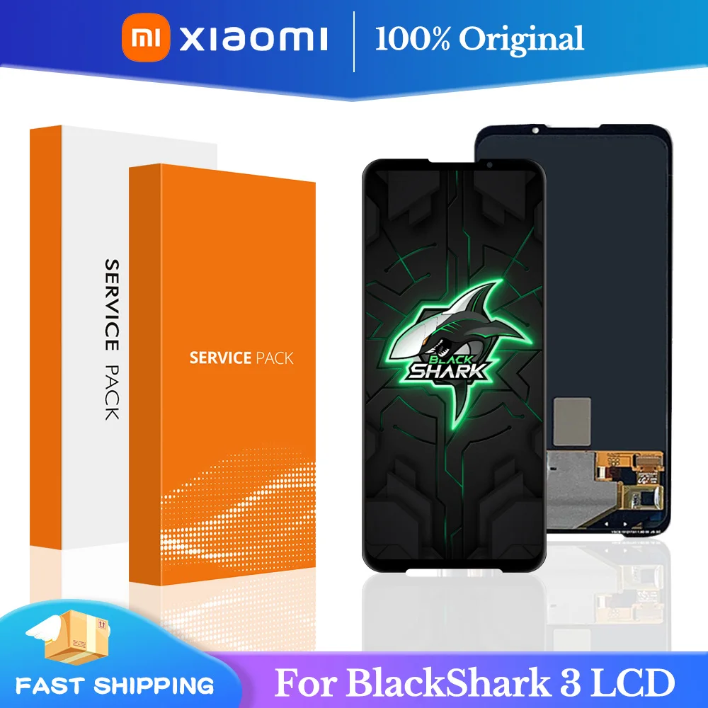 

6.67" Original Display Replacement For Xiaomi Black Shark 3 LCD Touch Screen Digitizer Assembly For Xiaomi BlackShark 3 Lcd Part