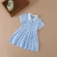 Vêtements pour filles, nouvelles robes de princesse d'été 2025, robes à manches courtes pour enfants, robes pour bébés, vêtements pour enfants de 2 à 6 ans 1