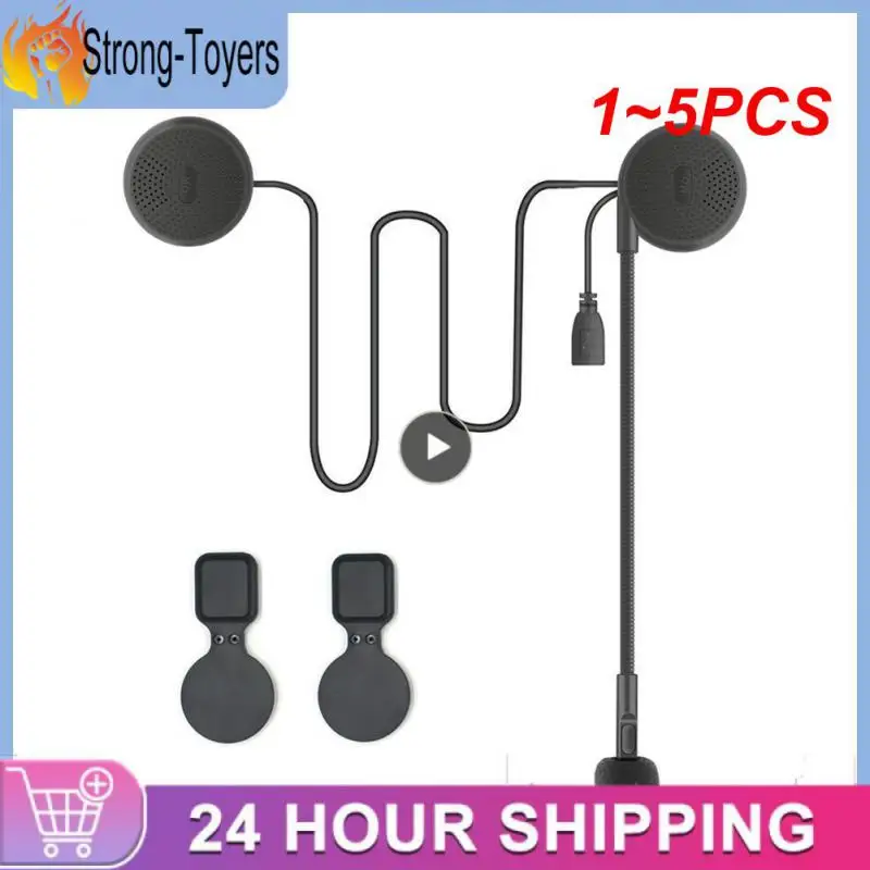 

1~5PCS Walkie Talkie Helmet Headset Ski Racing Car Motorcycle Wireless BT Earphone For Baofeng 888S UV 5R S9 Kenwood