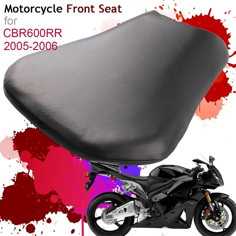 

Чехол на переднее сиденье для Honda CBR600RR 2005 2006, Кожаная подушка CBR 600RR F5, сиденье водителя мотоцикла