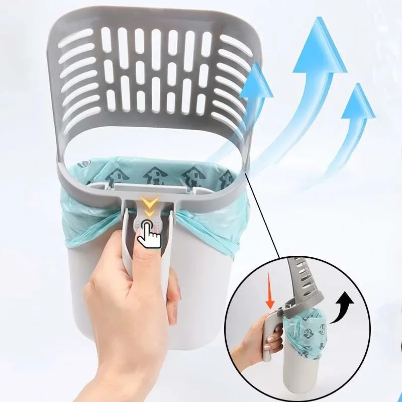 Cat Litter Box With Detachable Shovel And Auto Baffle Set_voghion.com