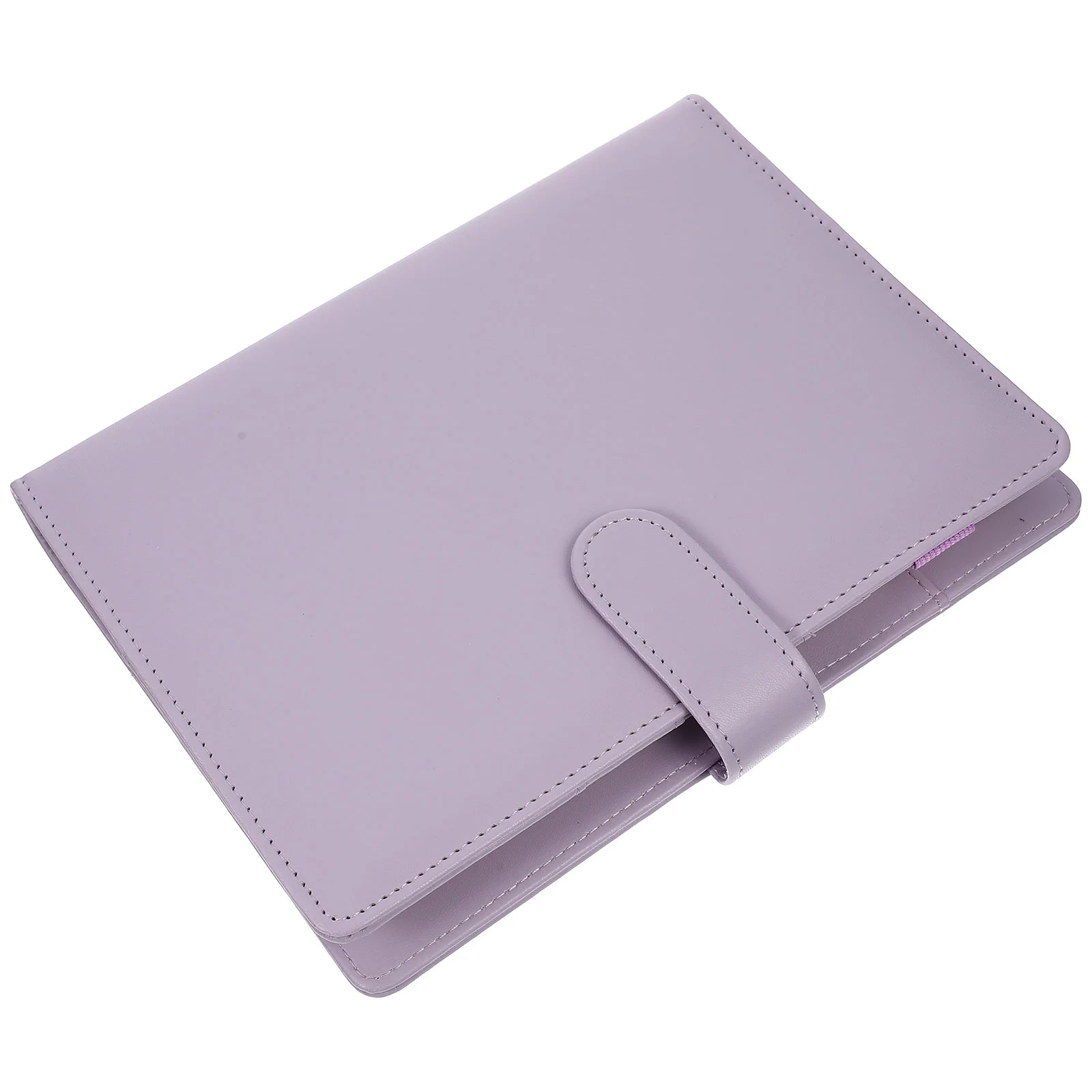 

Loose-leaf Book Planning Notebook PU Cover Notepad Simple Meeting Worker Paper Stainless Steel