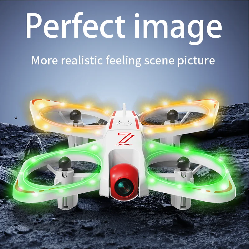 Drone CZ07 avec caméra double, télécommande 2.4G, 8 min vol
