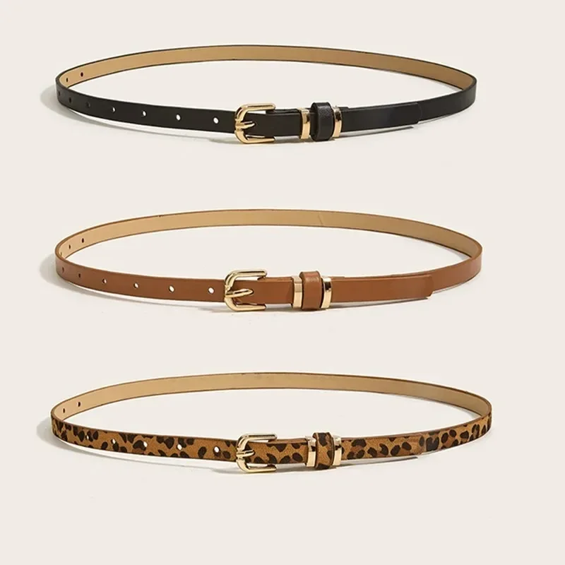 Belts for Women Designer Belts Fashion Belts for Lady Black Waist Belt Ladies Belt Strap for Dresses Belt Female Pu Leather CY06 - 2