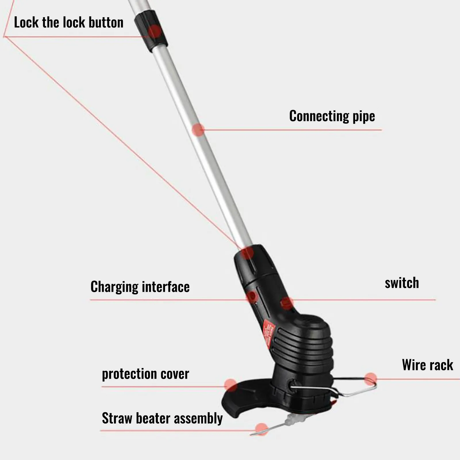 Wireless Rechargeable Hand-Held Removal Convenient Gardening Tool