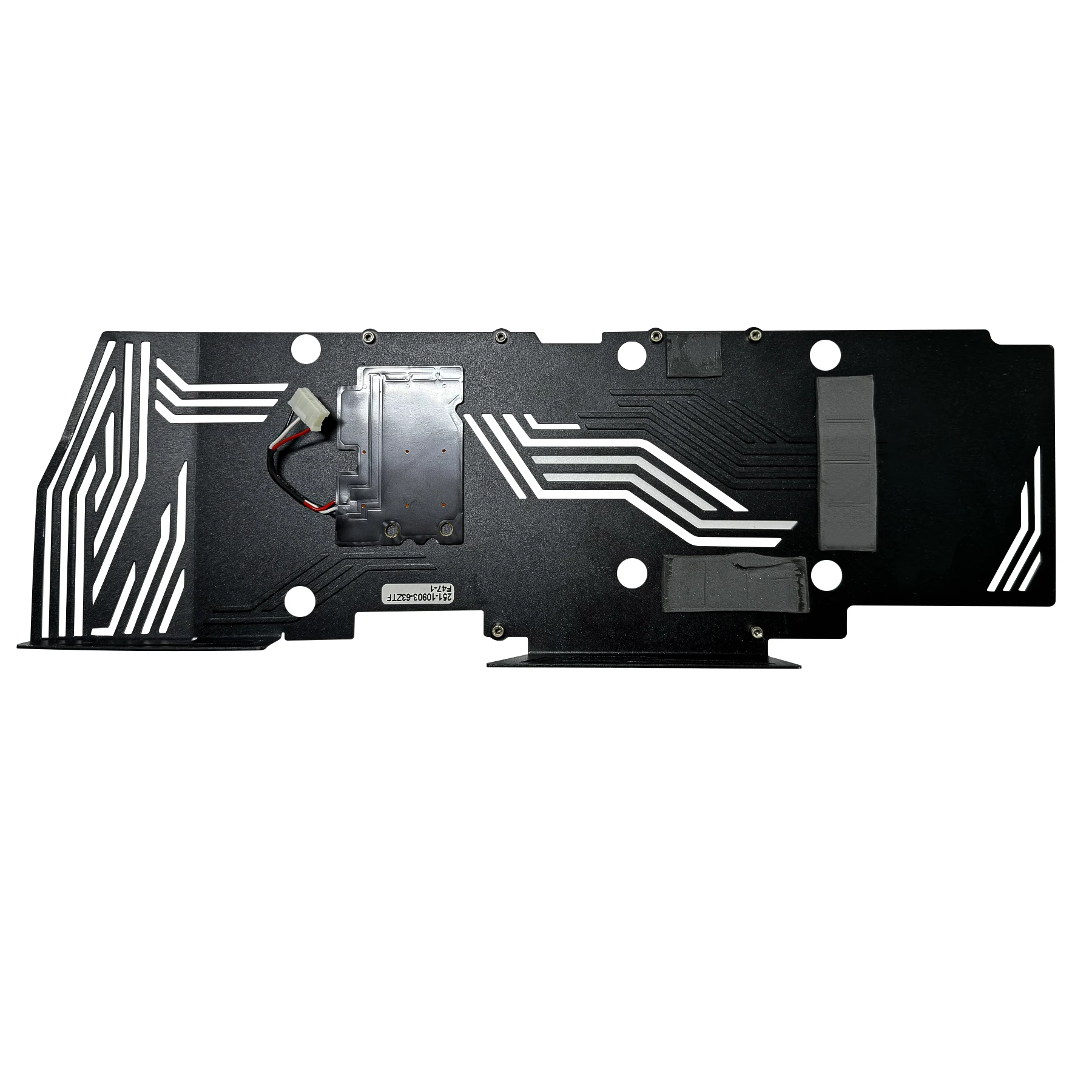 Substituição da Placa Gráfica Original Placa Traseira para Zotac Rtx3080 3090 Trinity oc Placa de Vídeo Backplane Rtx3090 - Imagem 3