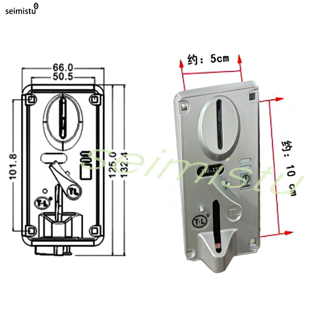 Description Picture 4 of itemArcade CPU Multi Coin Acceptor for Vending Machine, Coin Laundromat, Massage Chair, Arcade Jamma Video Game TW- 131