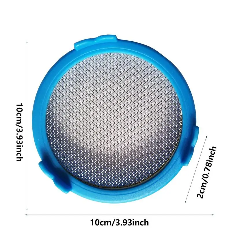 Plastic Sprouting Lid with Stainless Steel Screen Mesh Cover Cap for Mouth Mason Sprout Jars Germination Strainer