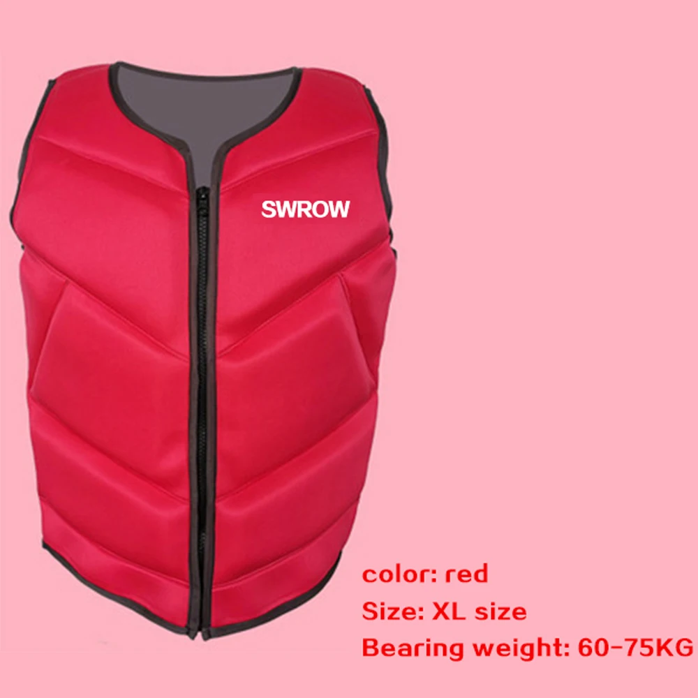 Life Jacket Neoprene Life Vest Adults Surf Life Jacket Ski Motorboats Kayak Raft For Boats Fishing Vest Swimming Drifting Safety Rescue