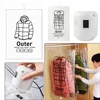 1-3pcs Hanging Vacuum Bags Space Saving Clothes Compression Storage Bag Reusable Empty Pump Bags Clothes Quilt Vacuum Pack 1