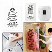 1-3pcs Hanging Vacuum Bags Space Saving Clothes Compression Storage Bag Reusable Empty Pump Bags Clothes Quilt Vacuum Pack 1