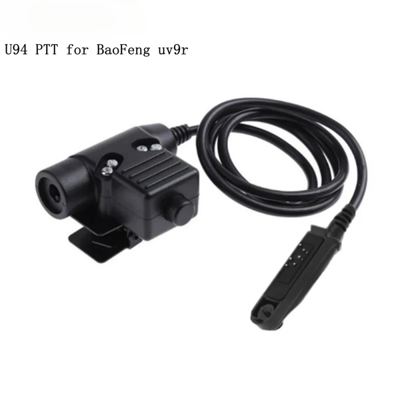 

A58 U94 PTT for Baofeng UV9R UV-9R plus UV-XR BF-A58 Radio Walkie Talkie for Z-Tactical TAC-SKY NATO-USA headset U94 PT