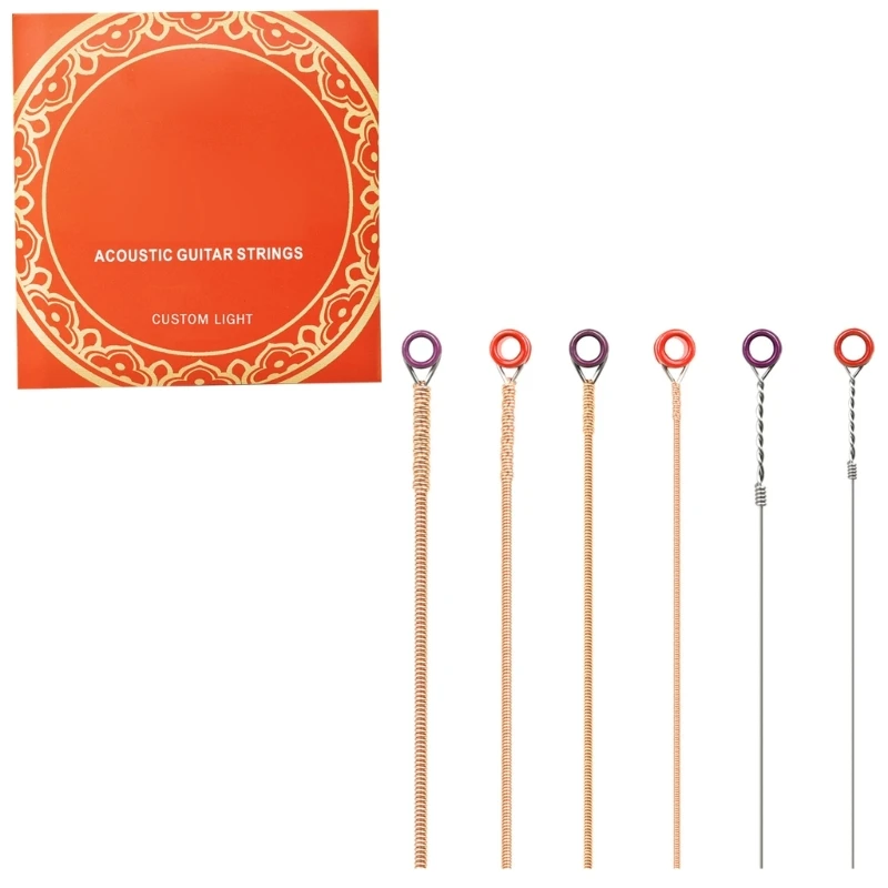 

6Pcs Highly Carbon Steel Guitar Strings for Acoustics Folk Guitar Accessorie