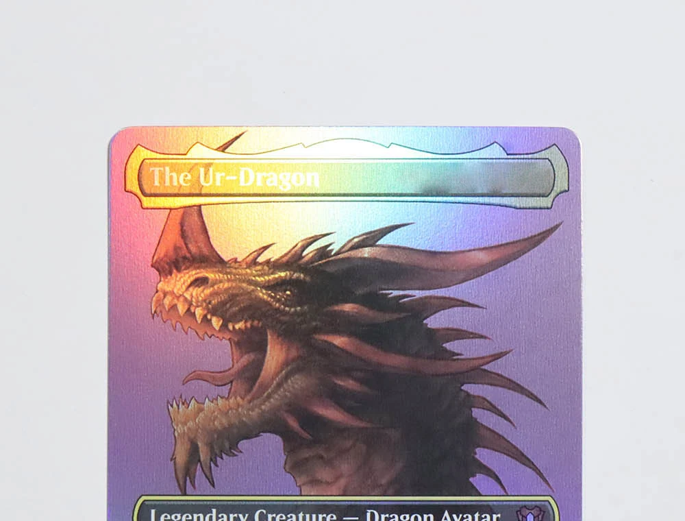 Ur-Dragon holo/Foil TCG Magical Proxy Cards Game Quality Proxy Gathering Board Playing Game Trading Cards playing cards game cards collectible cards