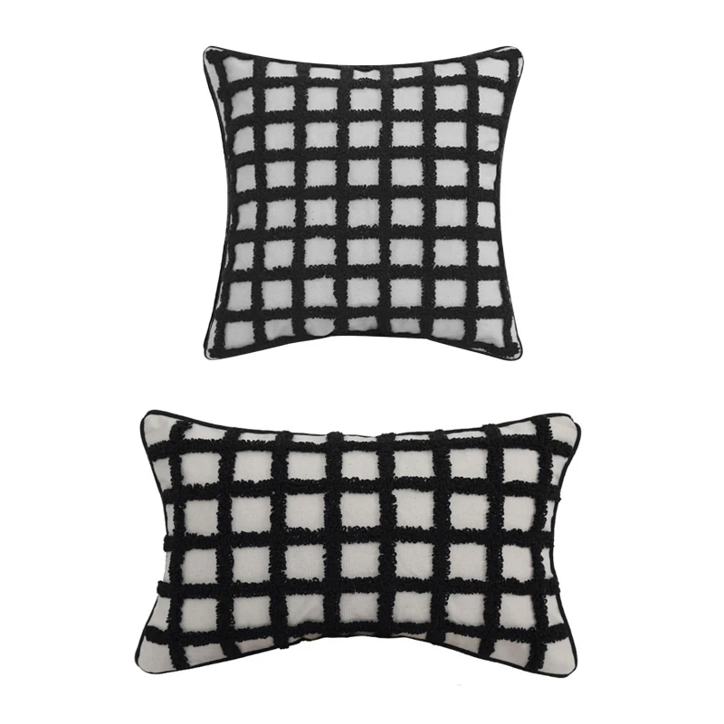 

Woven Tufted Boho Throw Pillow for Case Modern Cushion Cover Pillowcas for