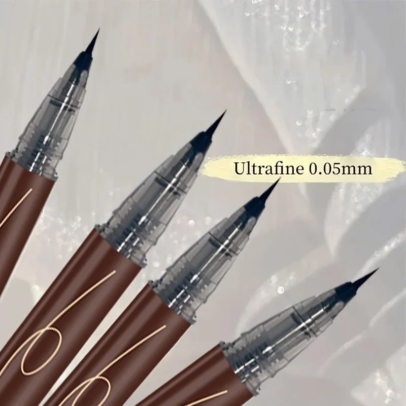 12Pcs Set Ultra Fine Extra Slim Eyebrows Pen Waterproof Professional Sweat-proof Liquid Eye Brow Pencil Long Lasting Makeup Micr_voghion.com