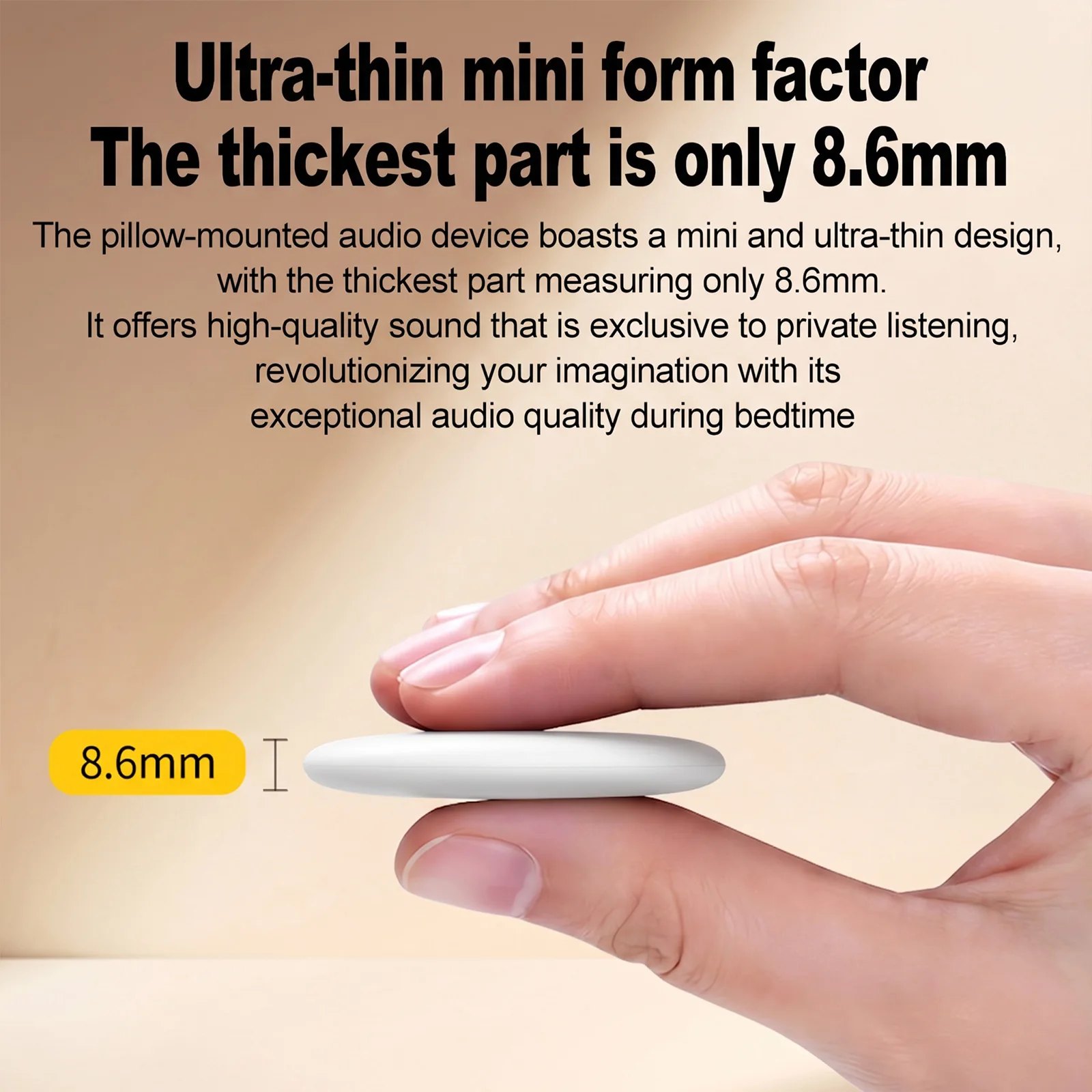 Wireless Bluetooth Mini Bone Conduction Sleep Speaker