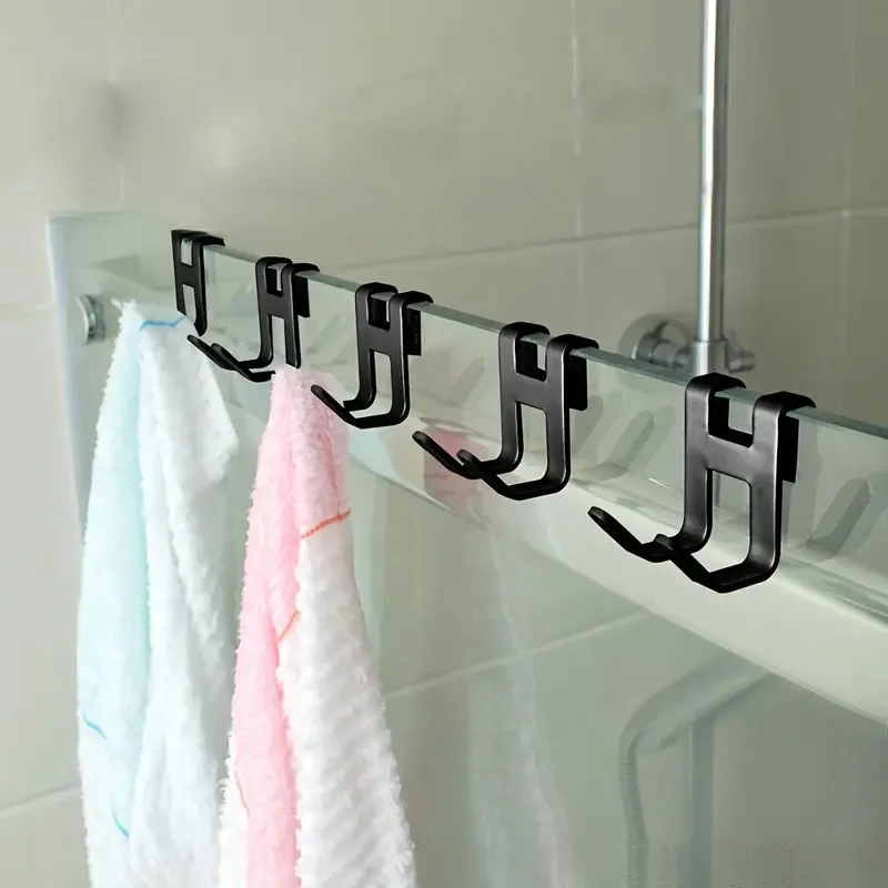 Door Back Hooks Cabinet Door Hook Kitchen Rear Hanger Drawer Office Table Key Bag Hanger Hook Bathroom Robe Towel Rack