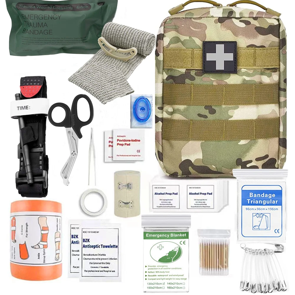 Survival Tactical gear Camping Equipment First aid kit Molle Pouch