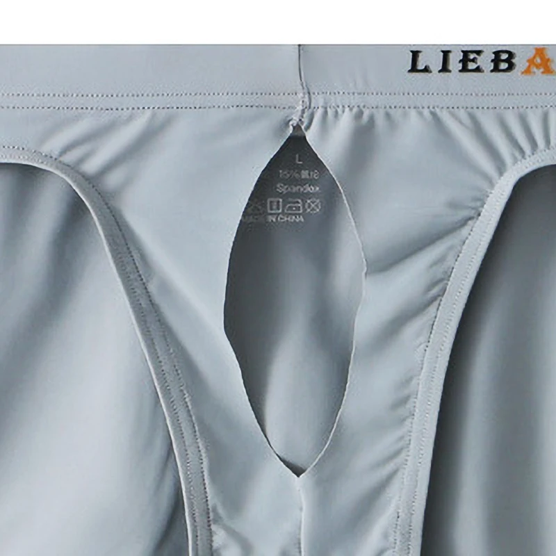 

Мужские трусы из ледяного шелка, мужское нижнее белье, открытые передние брифы, забавные трусы, нижнее белье, сексуальные мужские комбинации, мужские трусы