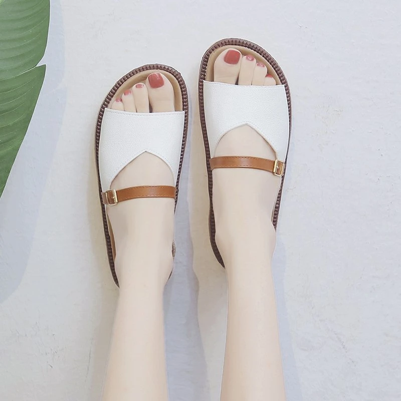 

Женские шлепанцы, новинка 2023, летняя одежда, шлепанцы, женские модные Универсальные повседневные сандалии