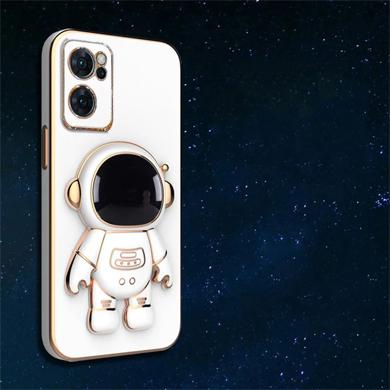 thumbnail image 1 of Funda chapada con soporte plegable de astronauta para Xiaomi Note 12 12S 12C 11 11S 10S 10A 9T A1, funda de silicona con soporte para Redmi Note13, 1 of 5