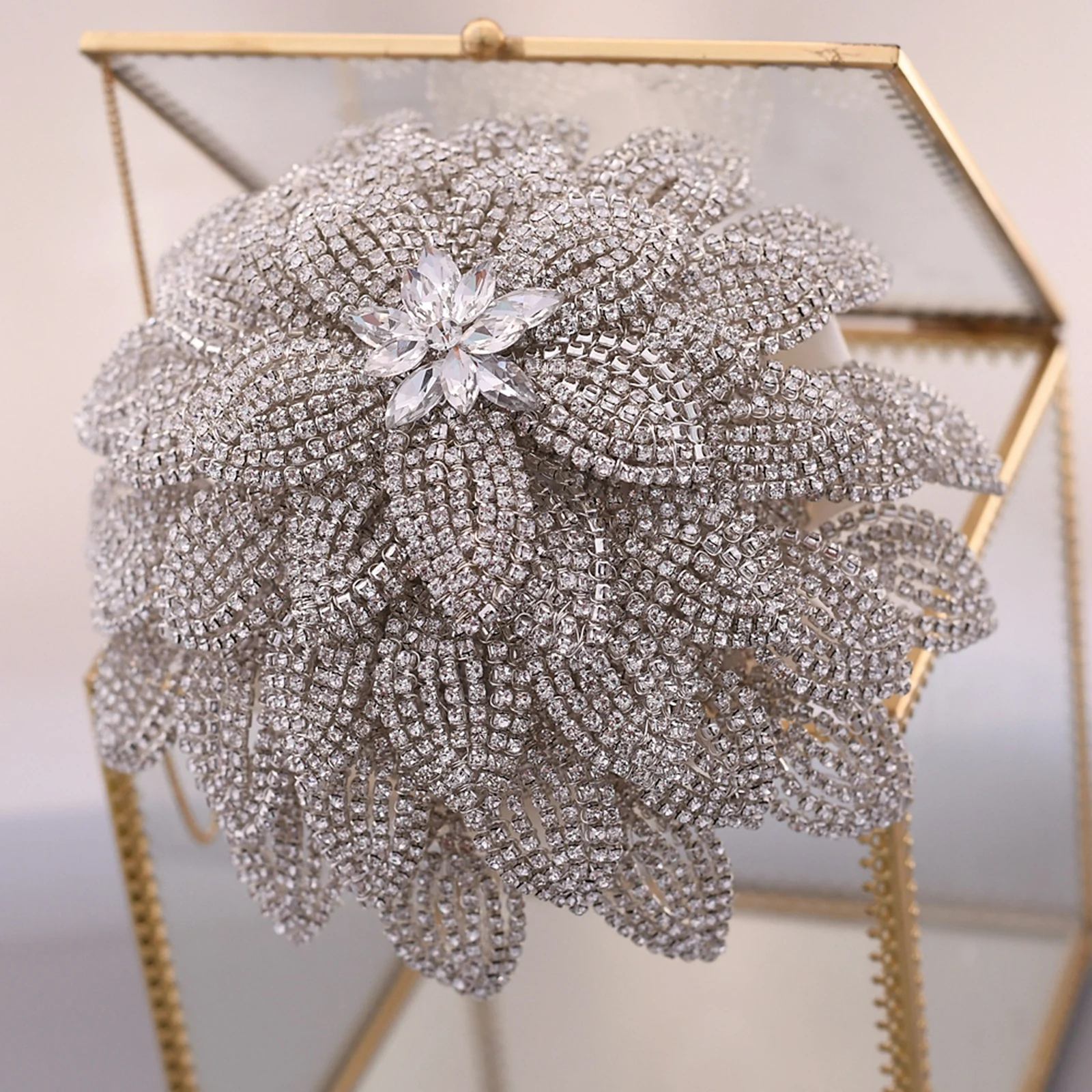 Pearl Bridal Wedding Bouquet Pearls Marriage Accessories Bridal Bouquets Pearls Brides Flower Bouquets for Wedding Decoration