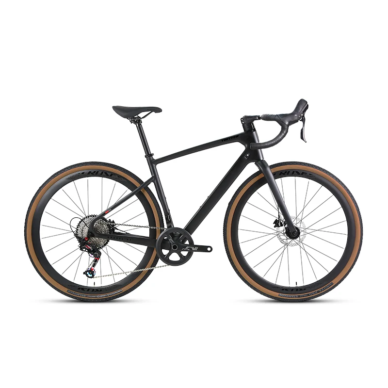 

Gravel v1 700*40C Carbon Fiber Gravel Bicycle 12 Speed Carbon Integrated Handlebar Full Hydralic Disc Brake Cyclocross Road Bike