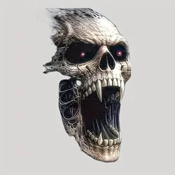 Skull Design Vinyl Sticker for Halloween and Everyday Decor (QD - 912)
